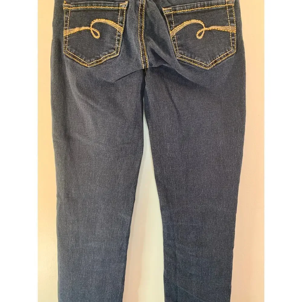 JUSTICE Girl’s Simply Low Dark Wash Jeans / Size: 12 Slim